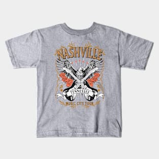 Nashville Music city Kids T-Shirt